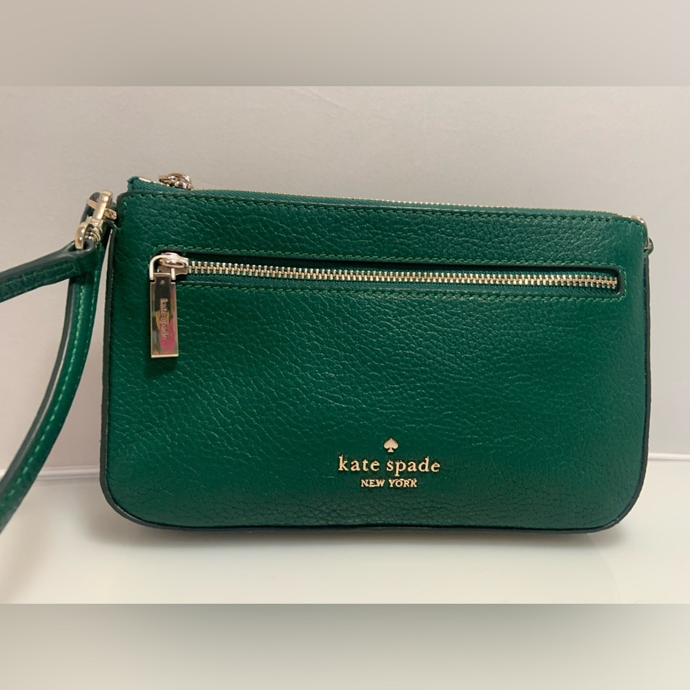Kate Spade Leila Jade Green Wristlet